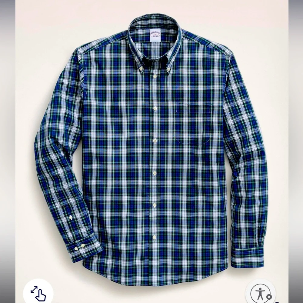 Brooks Brothers Tartan Plaid Friday Shirt size XXL - Picture 1 of 5